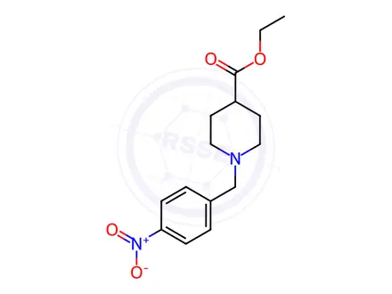 Chemical structure of Ethyl 1-(4-nitrobenzyl)piperidine-4-carboxylate