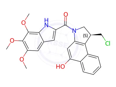 Chemical structure of Duocarmycin TM