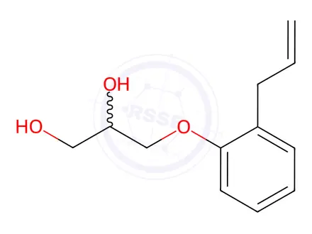 Chemical structure of Alprenolol Impurity 1(Alprenolol EP Impurity A)