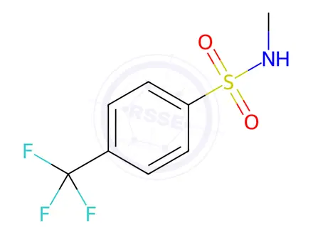 Chemical structure of n-Methyl-4-(trifluoromethyl)benzenesulfonamide