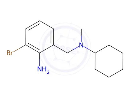Chemical structure of Bromhexine Impurity 168