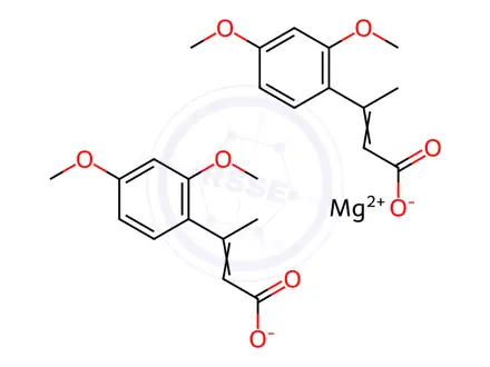 Chemical structure of Magnesium Dimecrotate