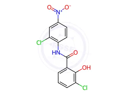 Chemical structure of Niclosamide Impurity 3