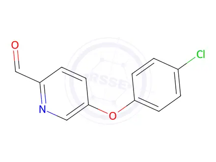 Chemical structure of 5-(4-Chlorophenoxy)pyridine-2-carbaldehyde