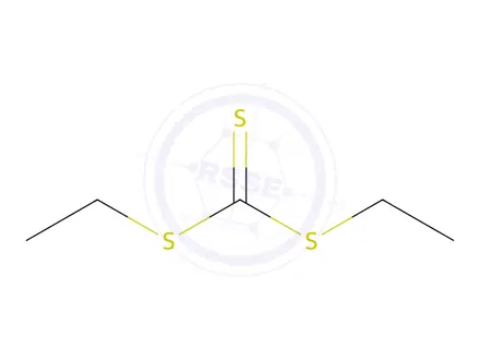 Chemical structure of diethyl trithiocarbonate