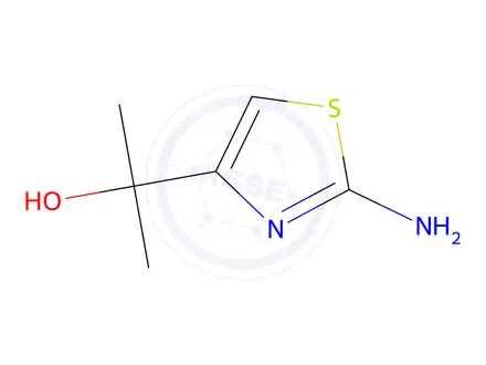 Chemical structure of 2-(2-Aminothiazol-4-yl)propan-2-ol