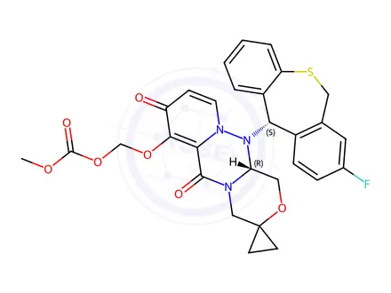 Chemical structure of Suraxavir Marboxil Impurity 9