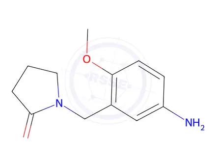 Chemical structure of 1-(5-Amino-2-methoxy-benzyl)-pyrrolidin-2-one