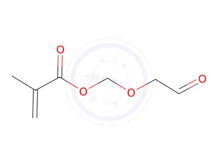 Chemical structure of 2-oxoethoxymethyl2-methylprop-2-enoate