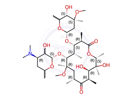 Chemical structure of Clarithromycin EP Impurity B