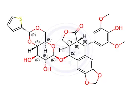 Chemical structure of Teniposide