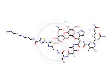 Chemical structure of Bleomycin Hydrochloride Impurity 2 Hydrochloride (Bleomycin Sulfate EP Impurity B Hydrochloride) (Bleomycin A5 Hydrochloride)