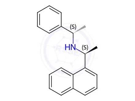 Chemical structure of (S)-1-(Naphthalen-1-yl)-N-((S)-1-phenylethyl)ethanamine