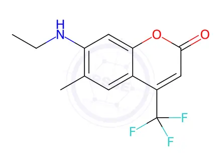 Chemical structure of Coumarin 307