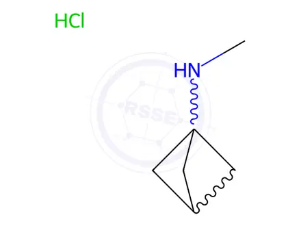 Chemical structure of N-Methylbicyclo[1.1.1]pentan-1-amine hydrochloride