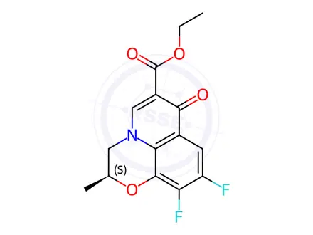 Chemical structure of Levofloxacin Impurity 124