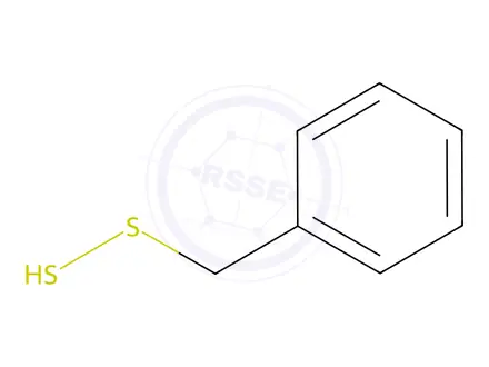 Chemical structure of benzyl hydrodisulfide