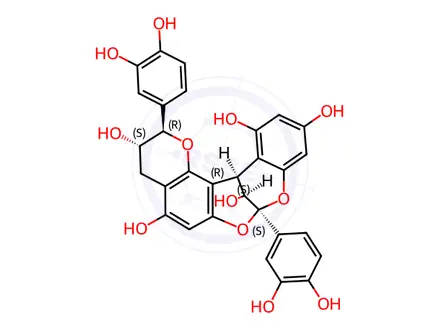 Chemical structure of Proanthocyanidin A1