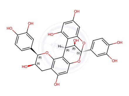 Chemical structure of Procyanidin A2