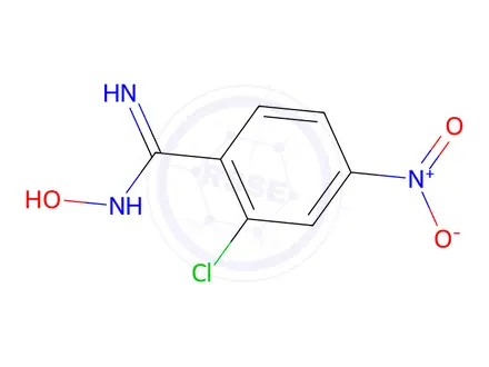 Chemical structure of 2-Chloro-N-hydroxy-4-nitrobenzamidine