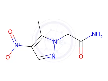 Chemical structure of 2-(5-Methyl-4-nitro-1H-pyrazol-1-yl)acetamide