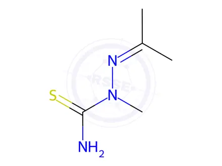 Chemical structure of acetone 2-methylthiosemicarbazone