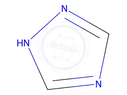 Chemical structure of 1H-1,2,4-Triazole