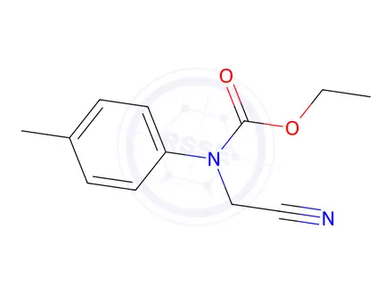 Chemical structure of Ethyl (cyanomethyl)(p-tolyl)carbamate