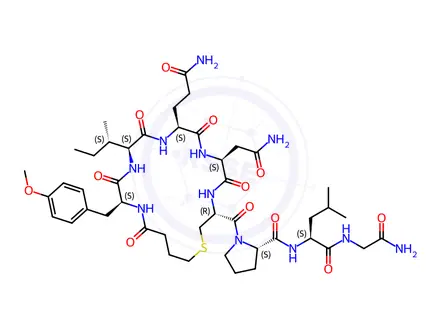 Chemical structure of Carbetocin Acetate