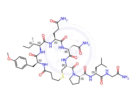 Chemical structure of D-Asn5-Carbetocin