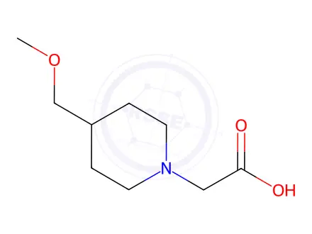 Chemical structure of 2-(4-(Methoxymethyl)piperidin-1-yl)acetic acid
