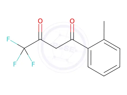 Chemical structure of 4,4,4-Trifluoro-1-(2-methylphenyl)-1,3-butanedione