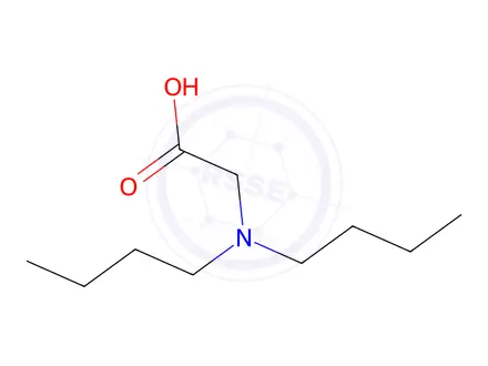 Chemical structure of 2-(dibutylamino)acetic acid