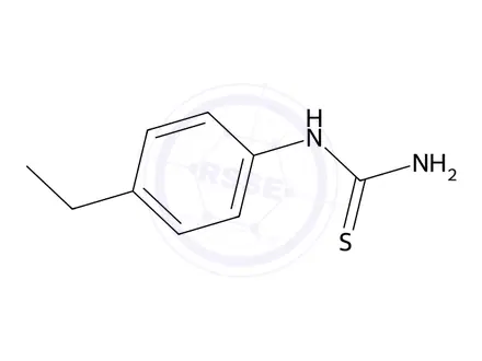 Chemical structure of 1-(4-Ethylphenyl)-2-thiourea