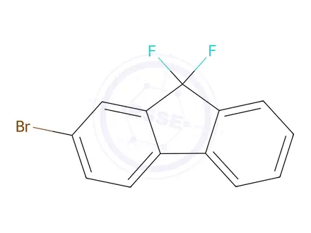 Chemical structure of 2-Bromo-9,9-difluoro-9H-fluorene