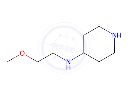 Chemical structure of N-(2-methoxyethyl)piperidin-4-amine