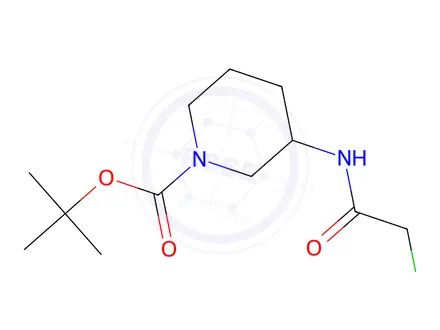 Chemical structure of tert-Butyl 3-(2-chloroacetamido)piperidine-1-carboxylate