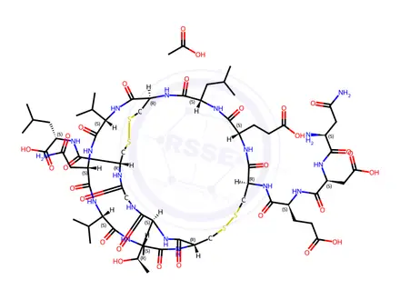 Chemical structure of Plecanatide Acetate