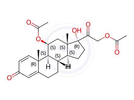 Chemical structure of Prednisolone Acetate EP Impurity C