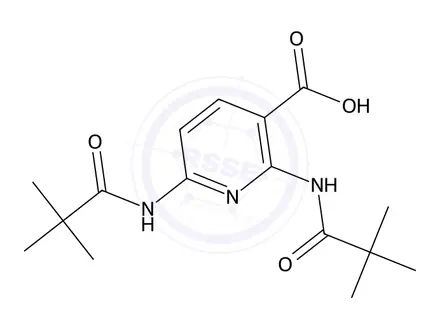 Chemical structure of 2,6-Dipivalamidopyridine-3-carboxylic Acid