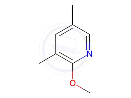 Chemical structure of 2-methoxy-3,5-dimethylpyridine-N-oxide