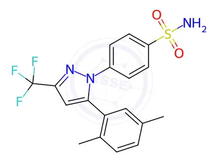 Chemical structure of 2,5-Dimethyl-celecoxib