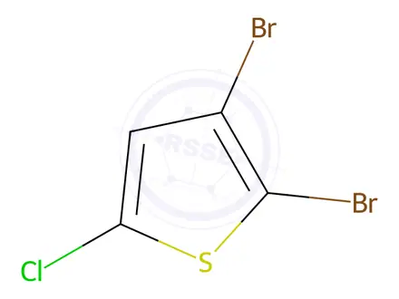 Chemical structure of 2,3-Dibromo-5-chlorothiophene