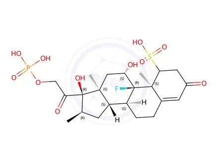 Chemical structure of Dexamethasone Phosphate Bisulfate Adduct