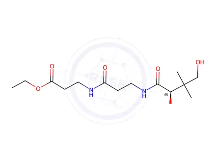 Chemical structure of Ethyl (R)-3-(3-(2,4-dihydroxy-3,3-dimethylbutanamido)propanamido)propanoate
