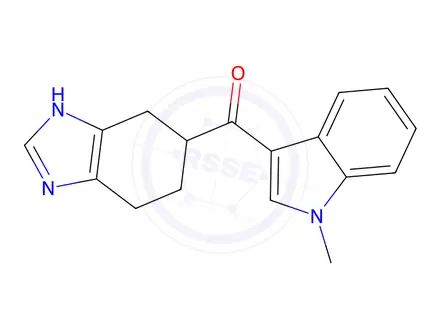 Chemical structure of methanone, (1-methyl-1h-indol-3-yl)(4,5,6,7-tetrahydro-1h-benzimidazol-5-yl)- (9ci)