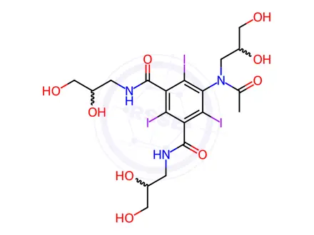 Chemical structure of Iohexol
