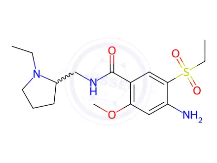 Chemical structure of Amisulpride