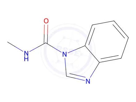 Chemical structure of 1H-Benzimidazole-1-carboxamide,N-methyl-(9CI)
