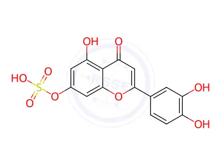Chemical structure of Luteolin 7-sulfate